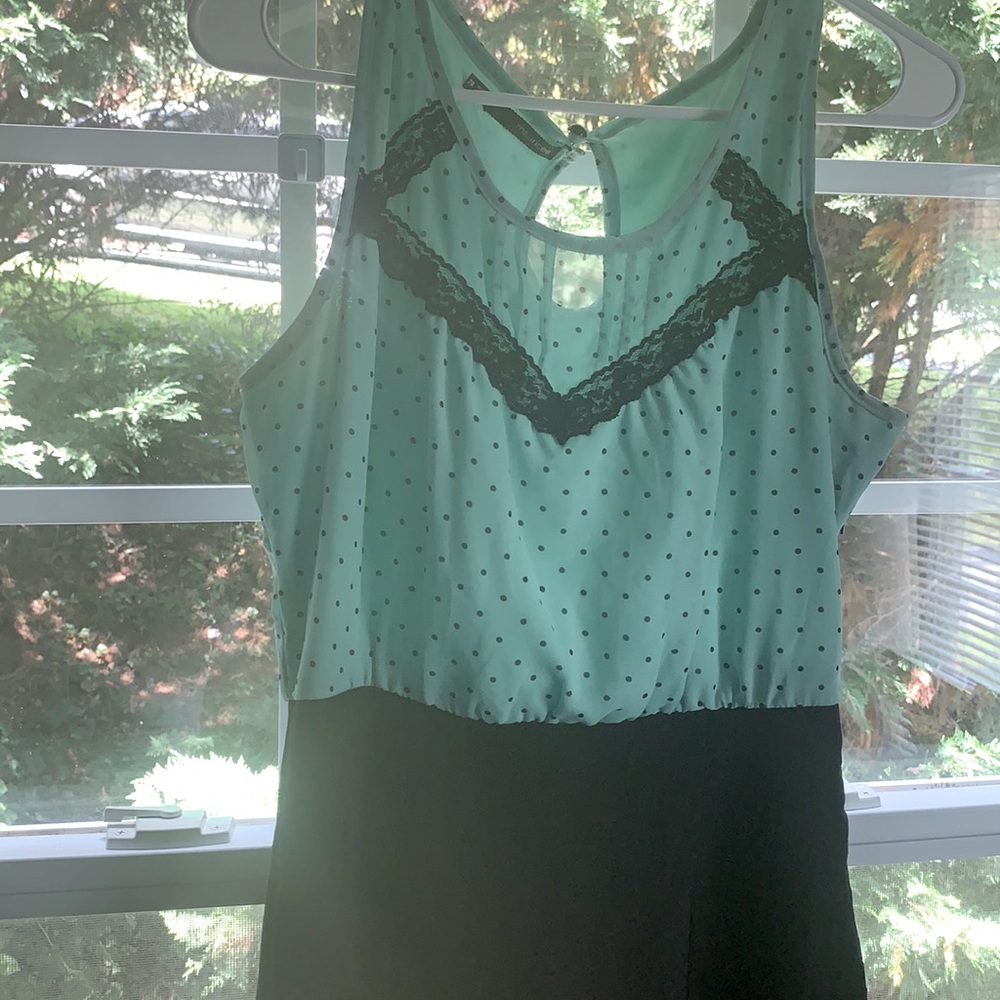 Turquoise/Black dress- maurices brand- size 7/8